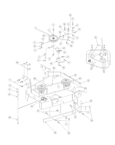 Part Location Diagram of 01006882 Cub Cadet Deck 32